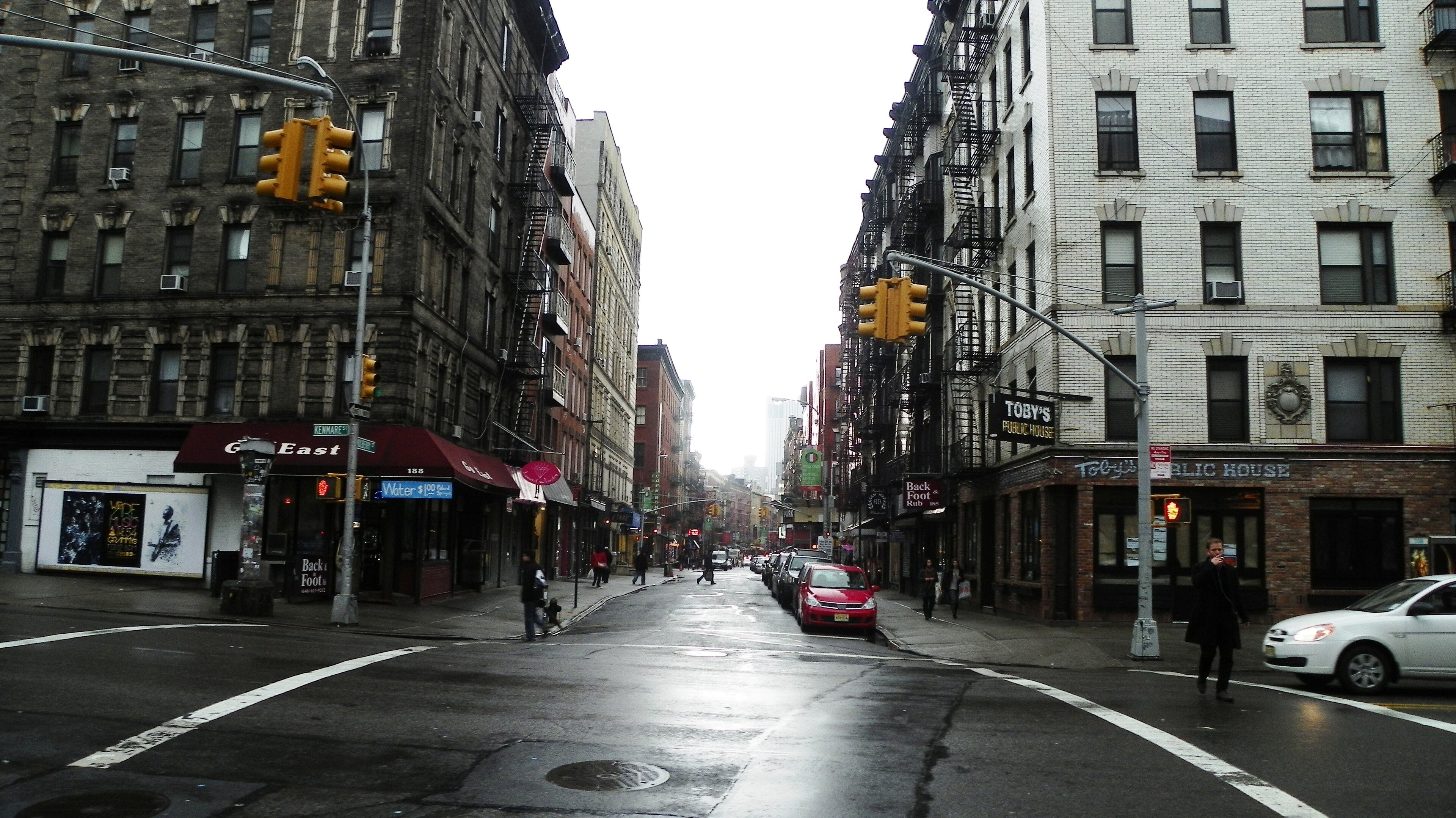 Mulberry Street in Little Italy, the historic Manhattan heart of New York City Italian-American culture and bocce