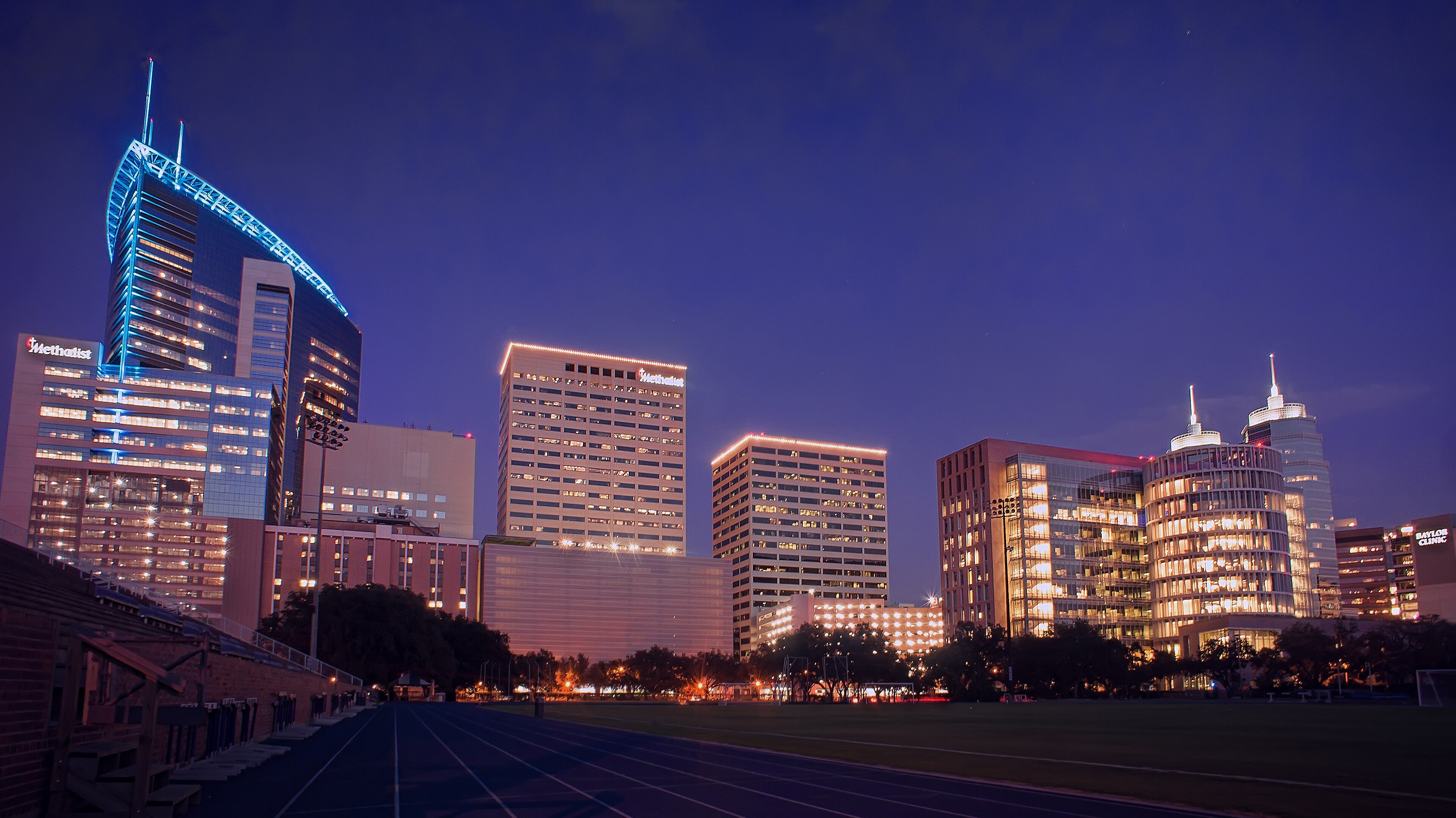 Houston skyline view