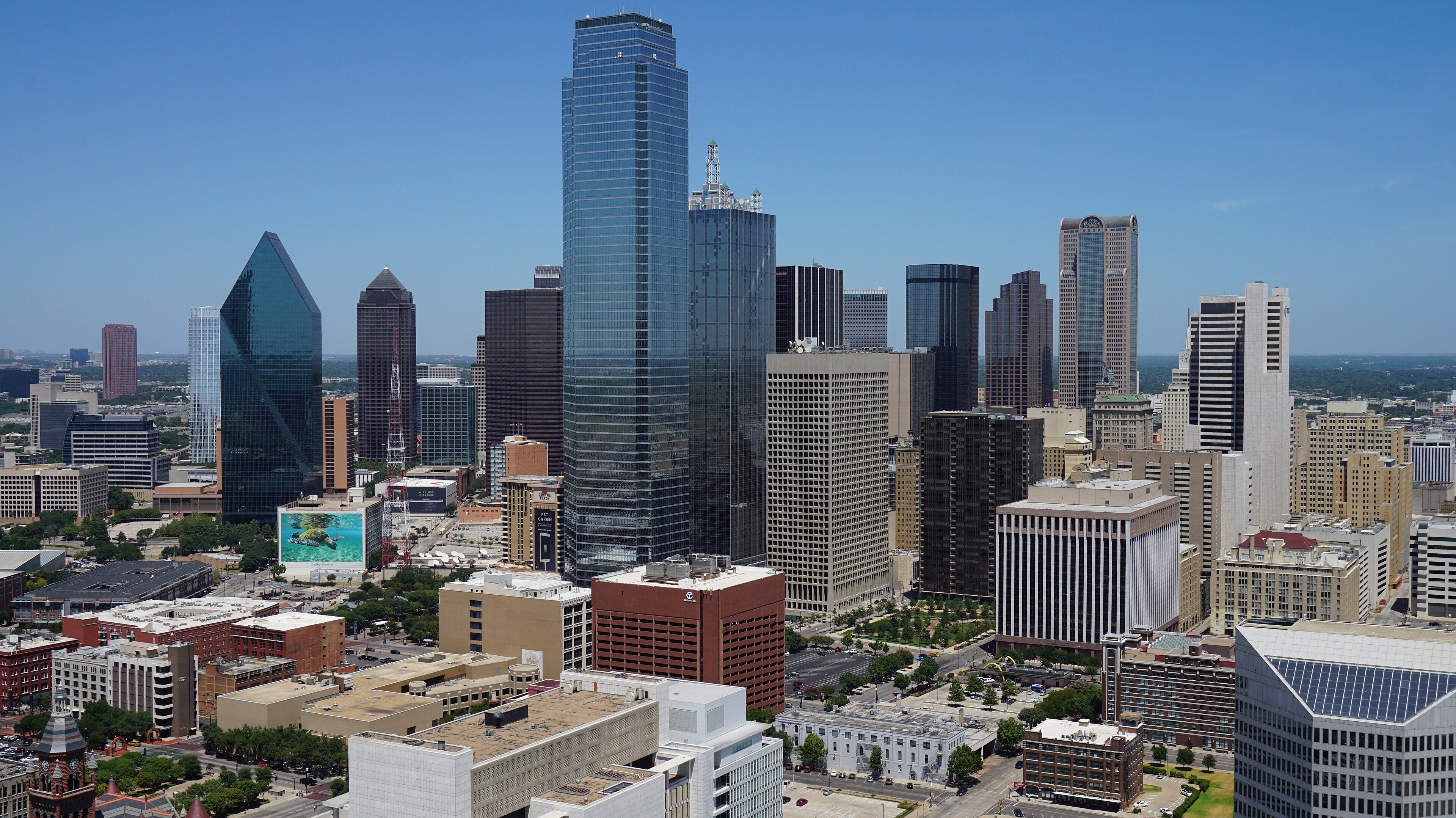 Dallas skyline from Reunion Tower