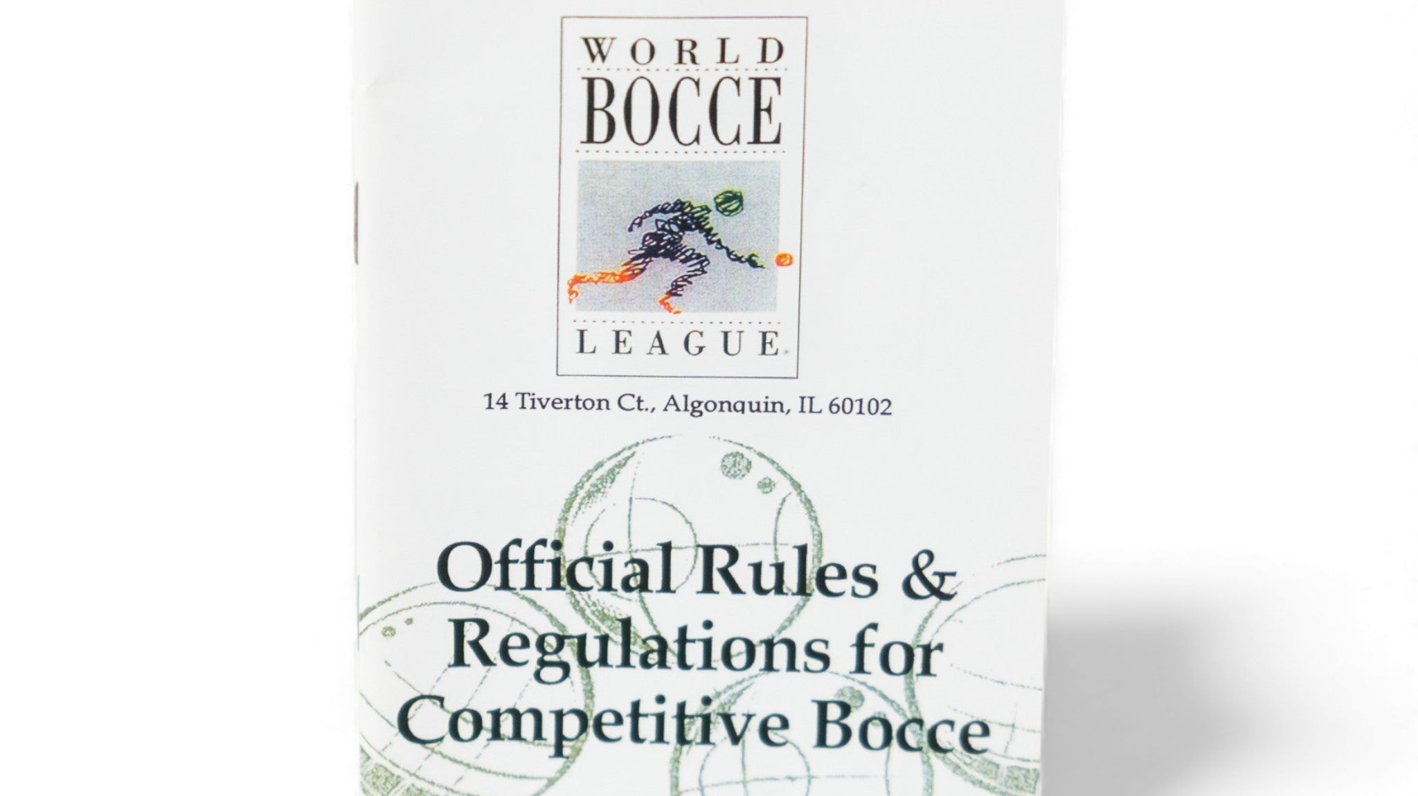 Bocce Rule Book Official Open Rules, the standard reference for beginners and league play