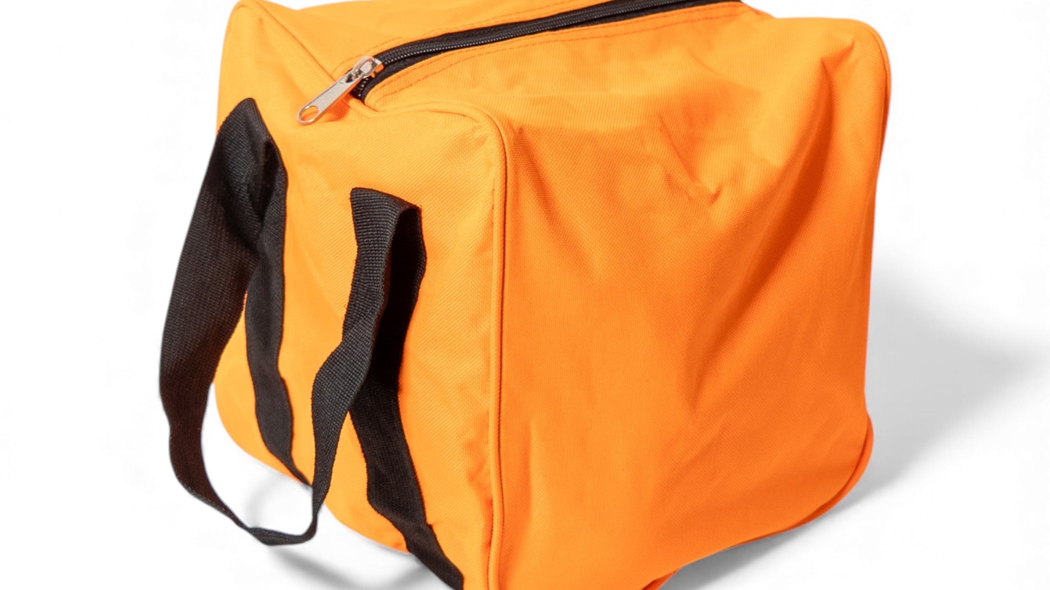 Bocce tips for windy days with orange bocce ball bag