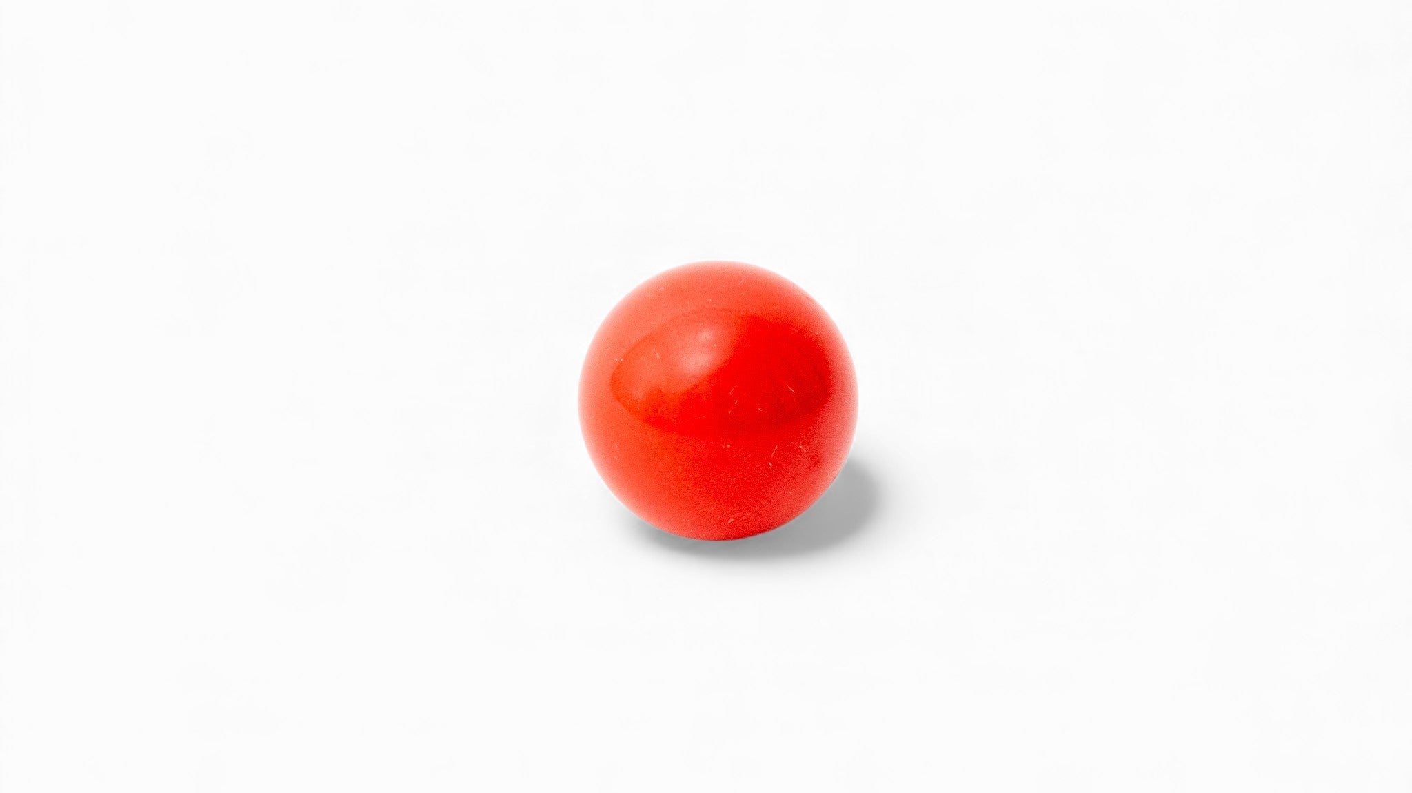 Regulation EPCO bocce pallino in red, a high-contrast target ball for tournament and backyard play