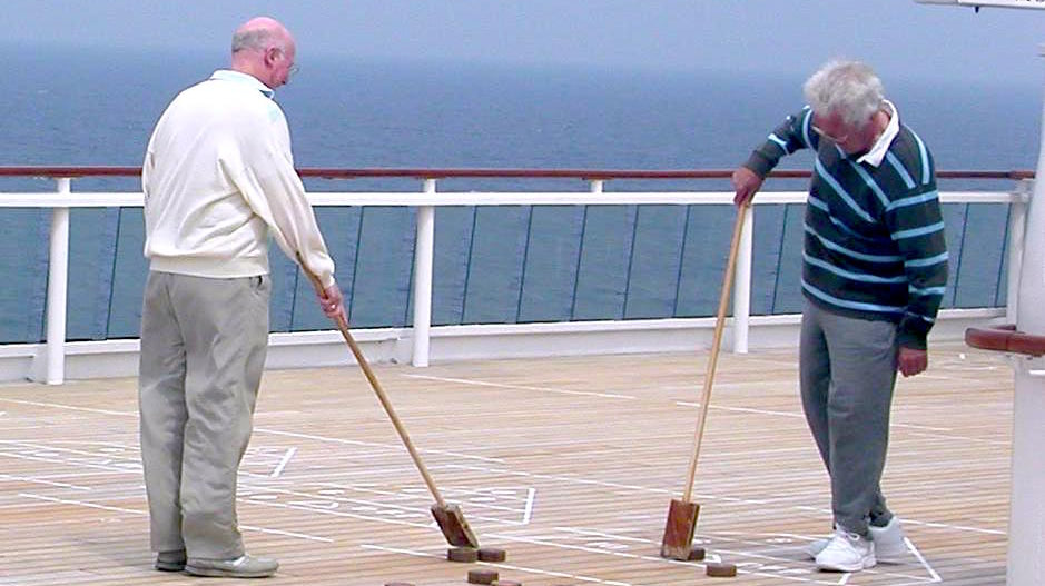 Deck shuffleboard court comparison