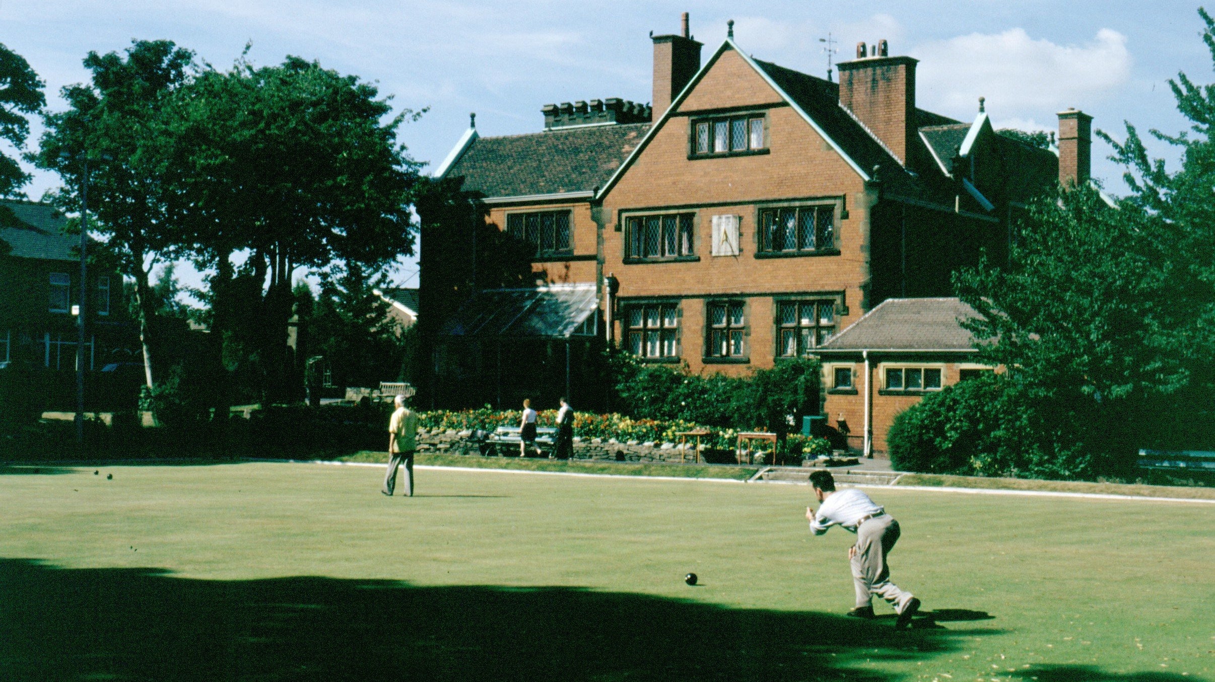 Lawn bowling green at Edgworth, an example of a manicured outdoor playing surface where ball roll and weight differences show up immediately