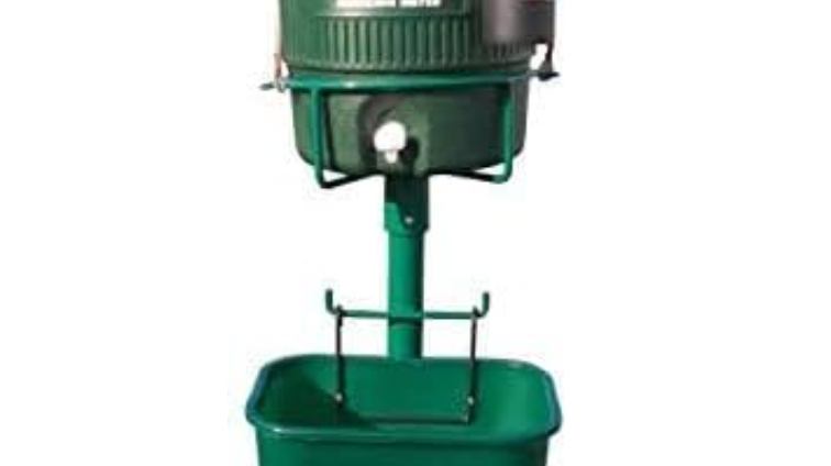 Bocce rules for weather delays with Har-Tru cooler stand