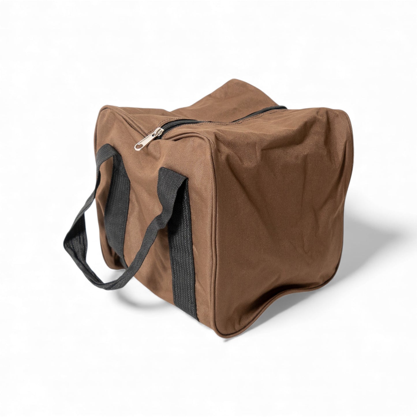 Brown Bocce Ball Bag - Black Handles