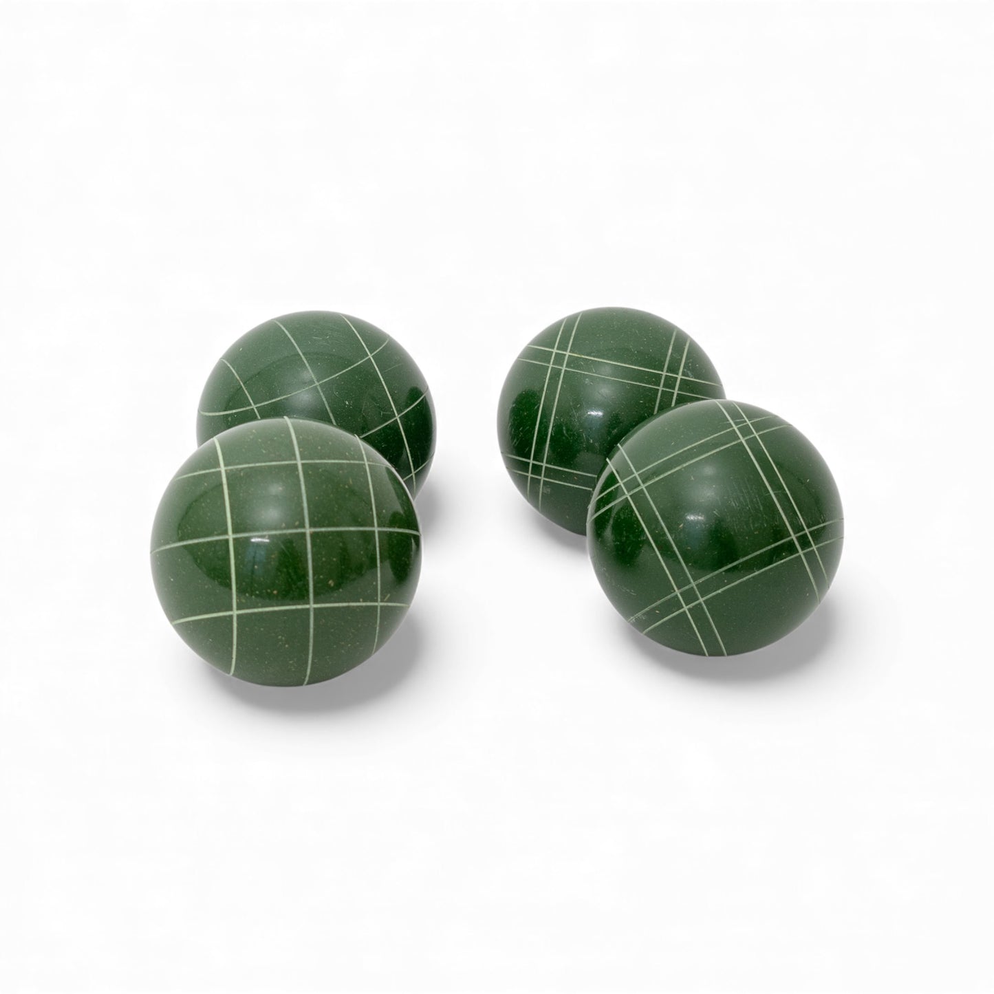 107 mm Dark Green Solid Color 4-Ball Set