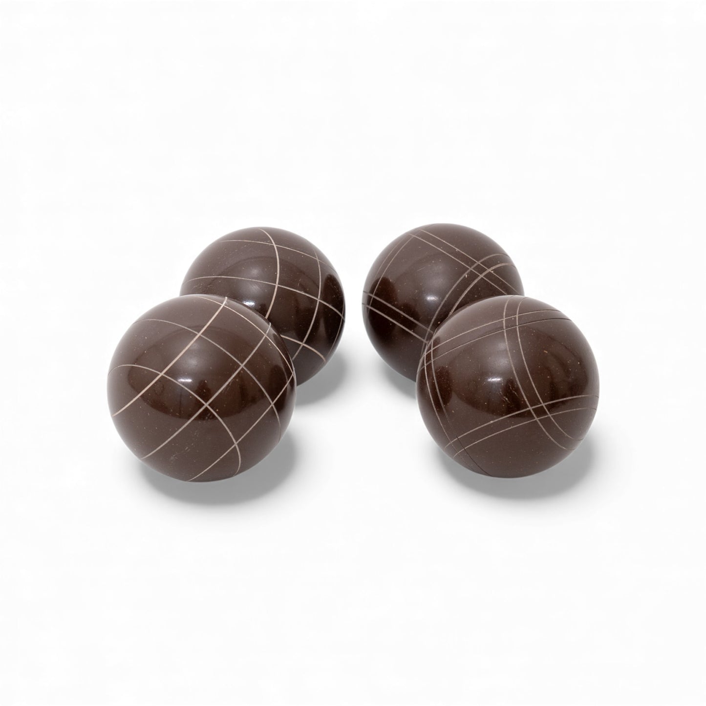 107 mm Espresso Solid Color 4-Ball Set