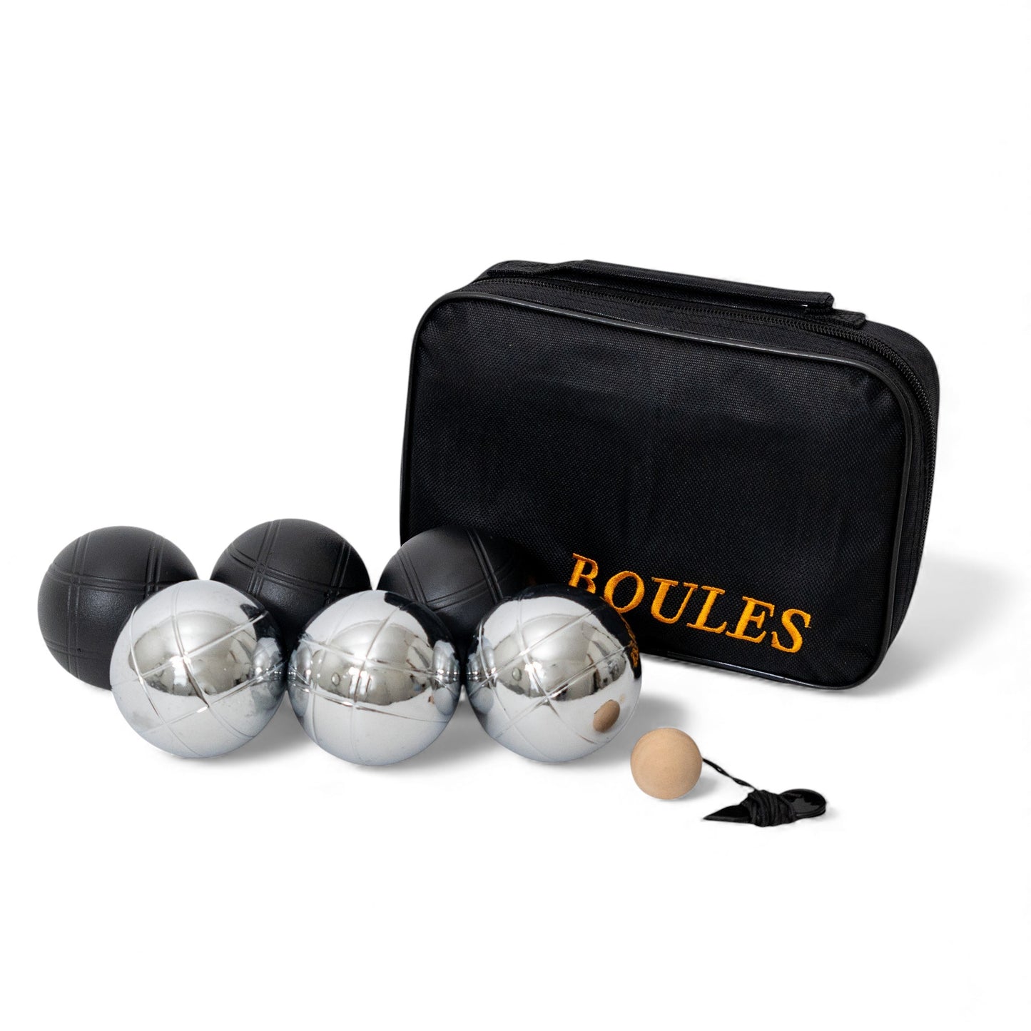 73 mm Metal Bocce/Petanque 6-Ball Set
