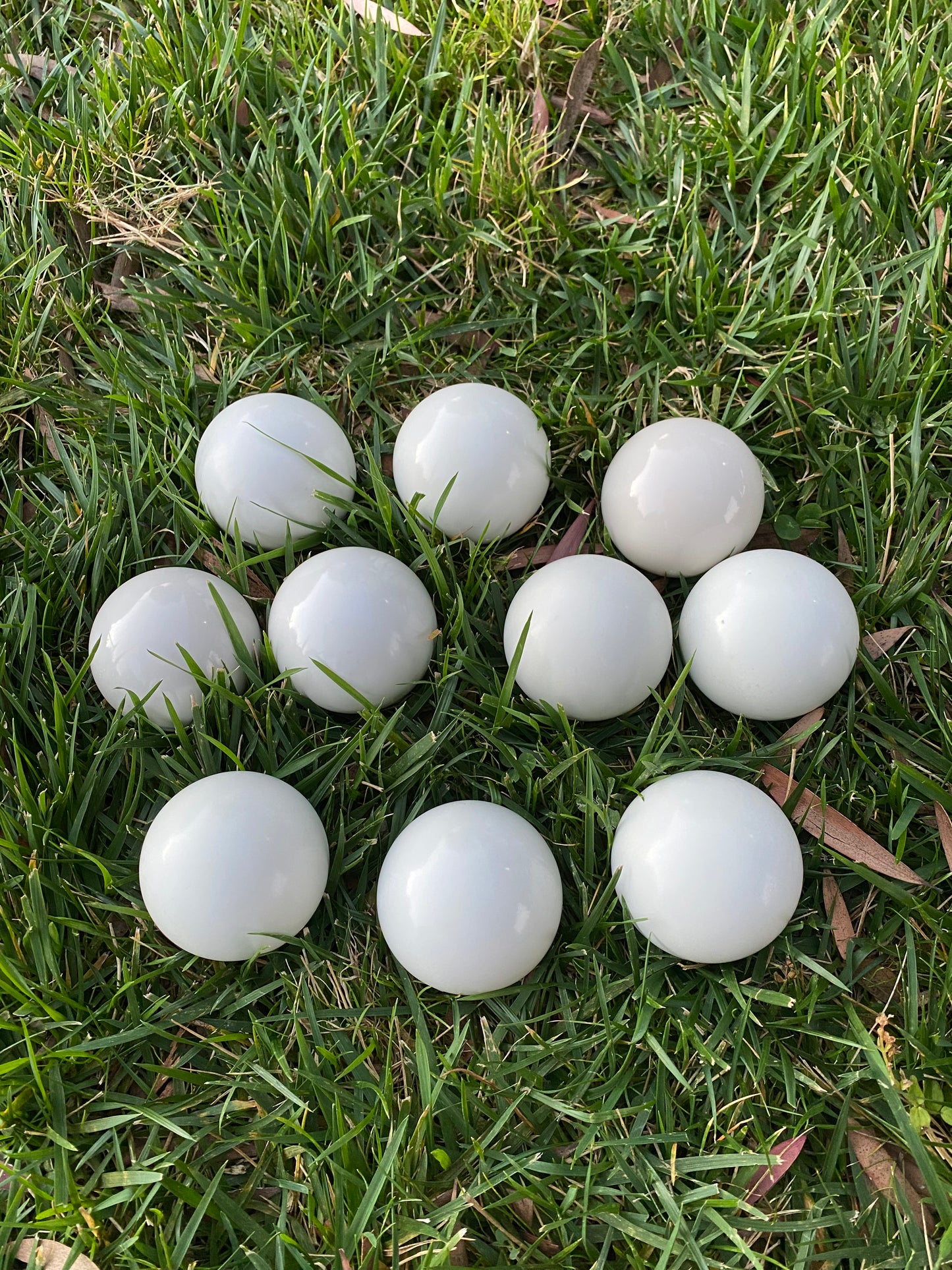 White Pallinos for Bocce Ball Set