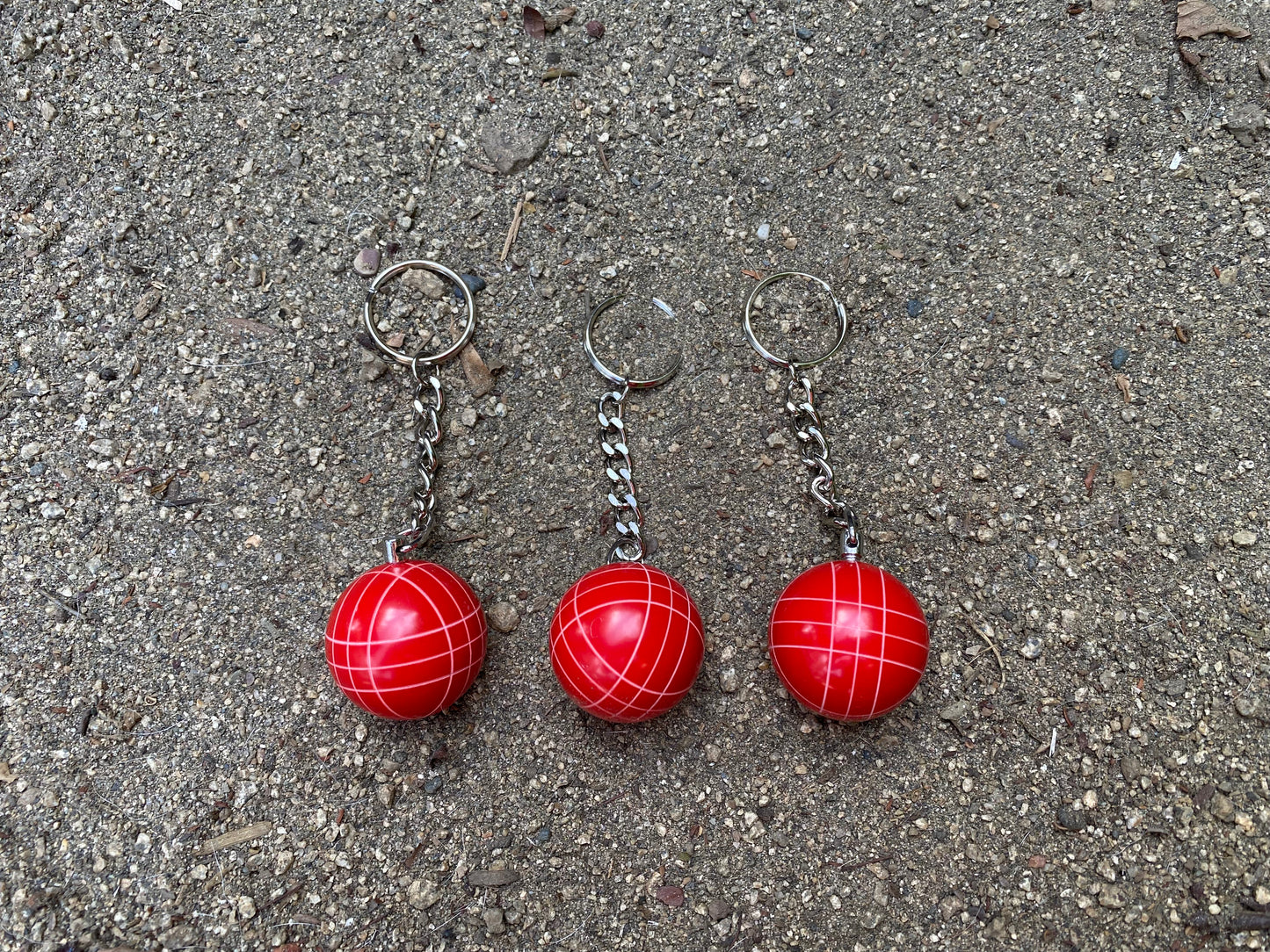Bocce Ball Key Chains