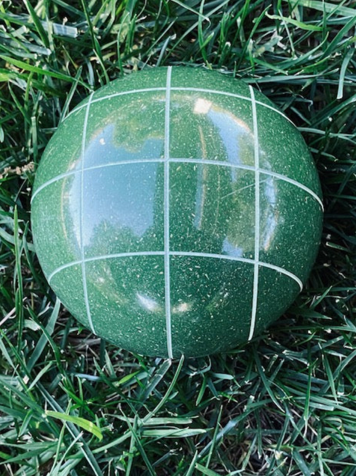 Choose from 8 Colors Replacement EPCO 107mm Bocce Ball with Criss Crossed stripes