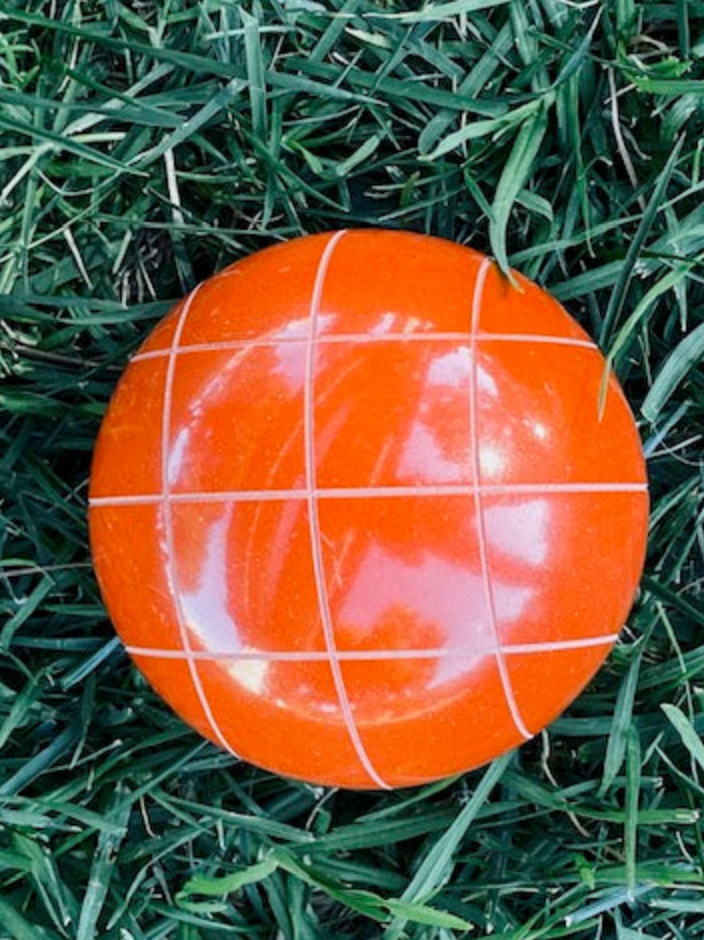Choose from 8 Colors Replacement EPCO 107mm Bocce Ball with Criss Crossed stripes