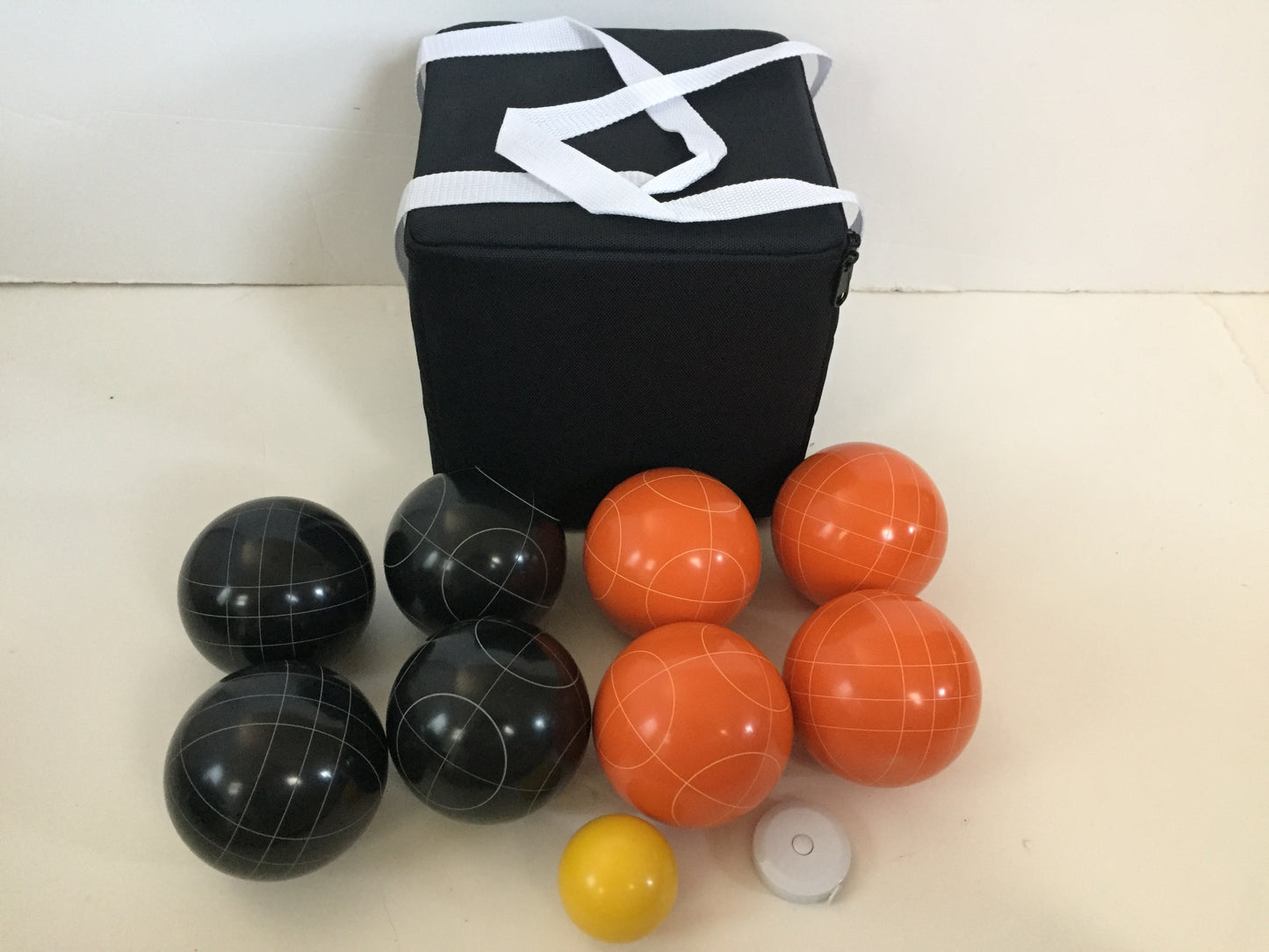 107mm with Orange and Black Balls with Black Bag
