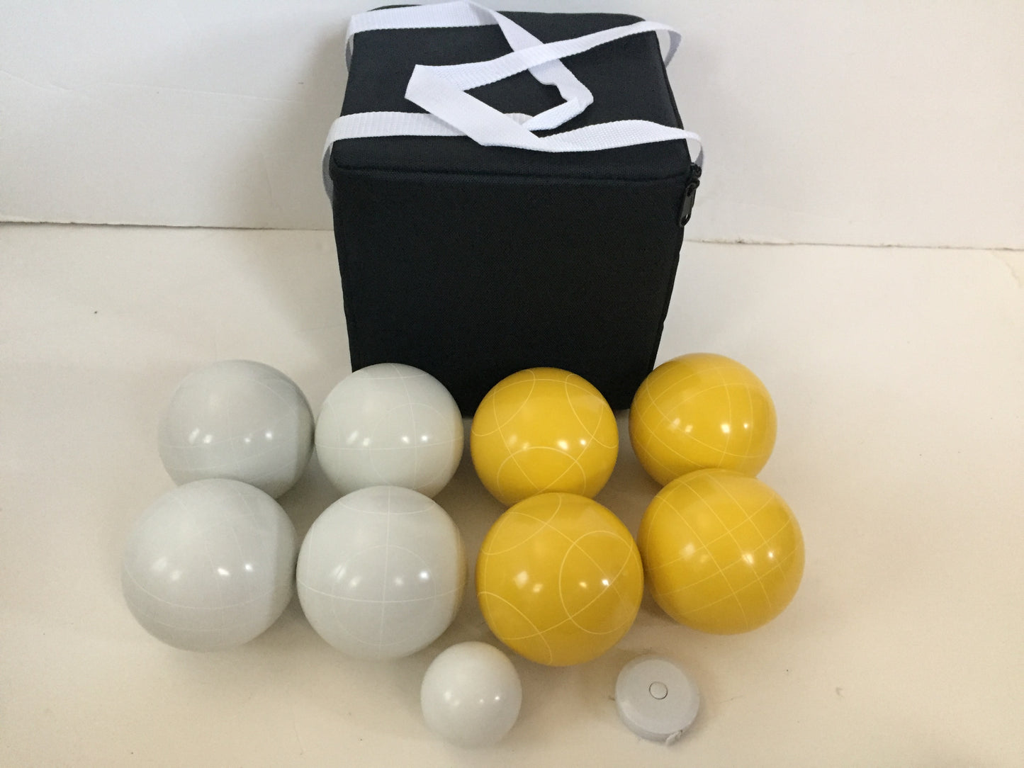 107mm with White and Yellow Balls with Black Bag