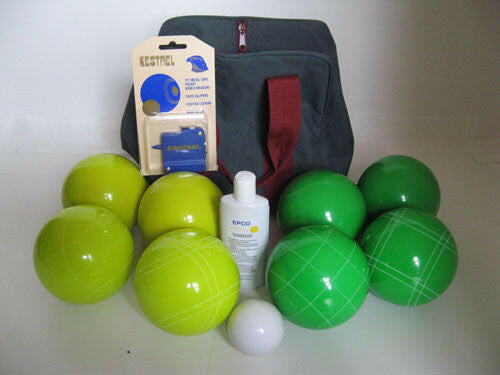 Basic EPCO Bocce package - 110mm yellow and Green balls.