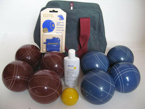 Basic EPCO Bocce package - 110mm Red and Blue balls.