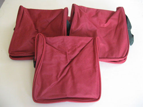 Heavy Duty 8 Ball Bag by EPCO - 3 Pack burgandy