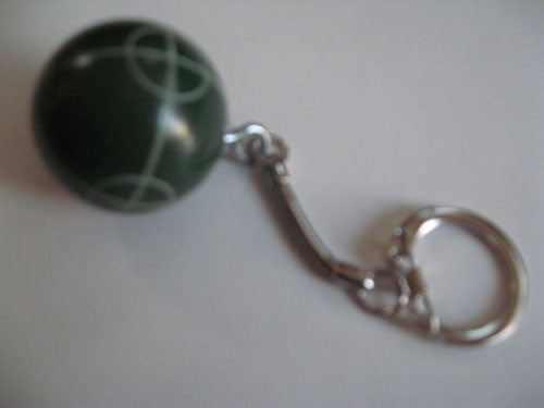 Bocce Ball Key Chains - 1 green