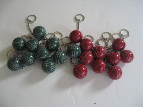 Bocce Ball Key Chains - 20 pack