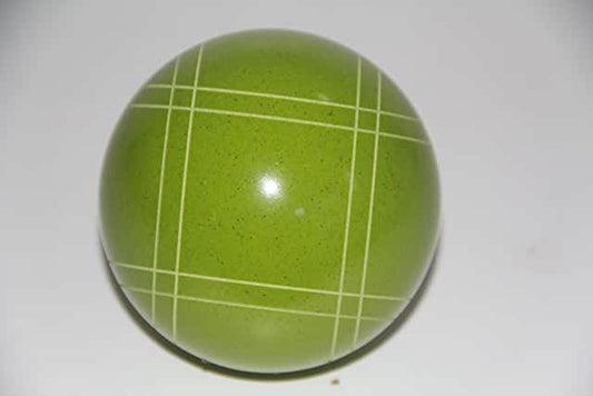 Replacement EPCO Bocce Ball with Close Curvey stripes - single RUSTIC green 110mm