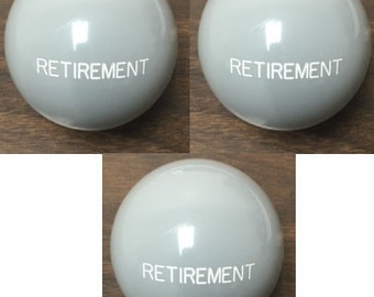 Pack of 3 - Single Line Text Engraved Bocce Pallino / Pallina with choice of color and flattening