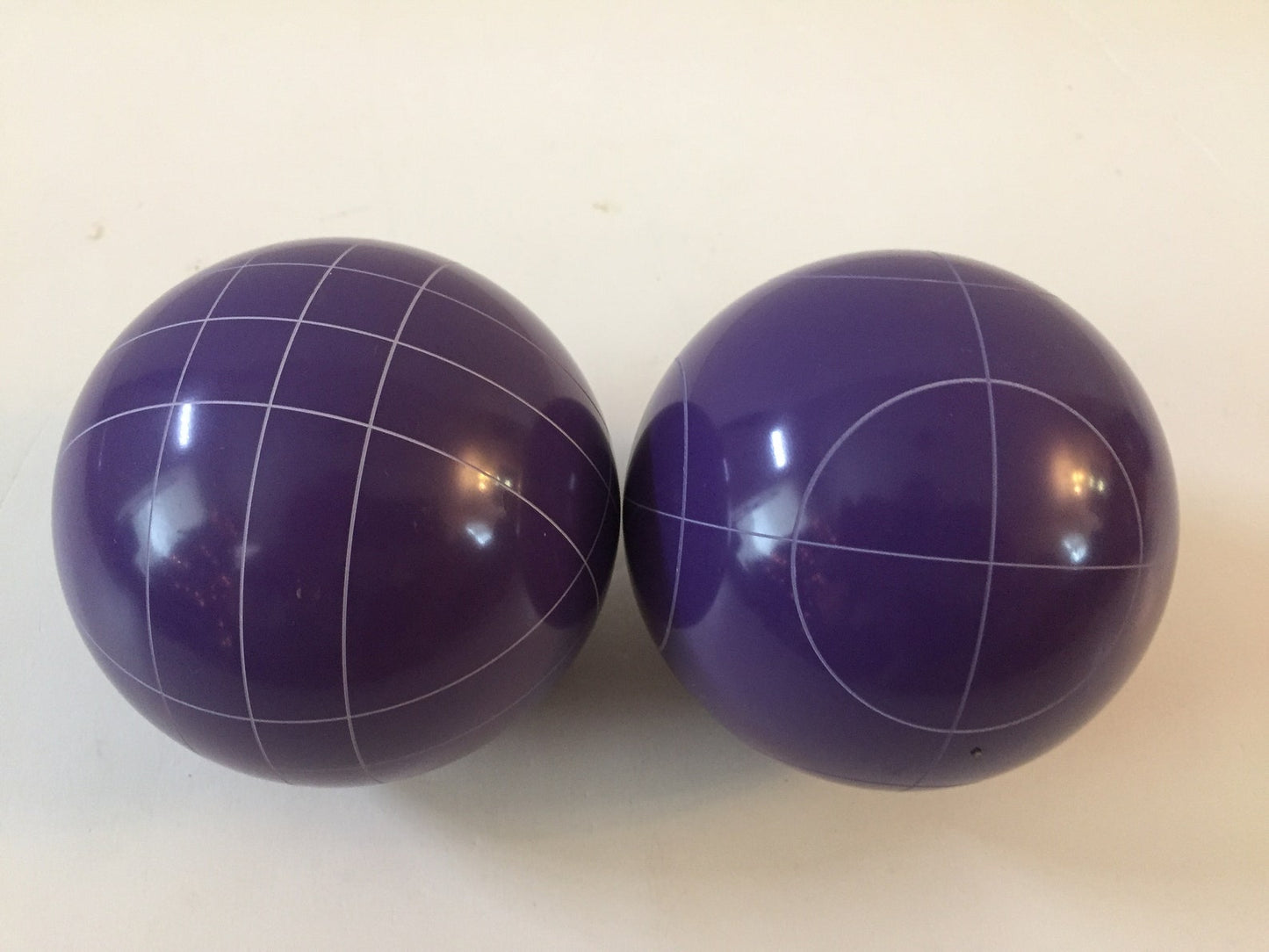 Choose from 9 colors Replacement 2 pack 107mm Family Bocce Balls with 2 different scoring patterns