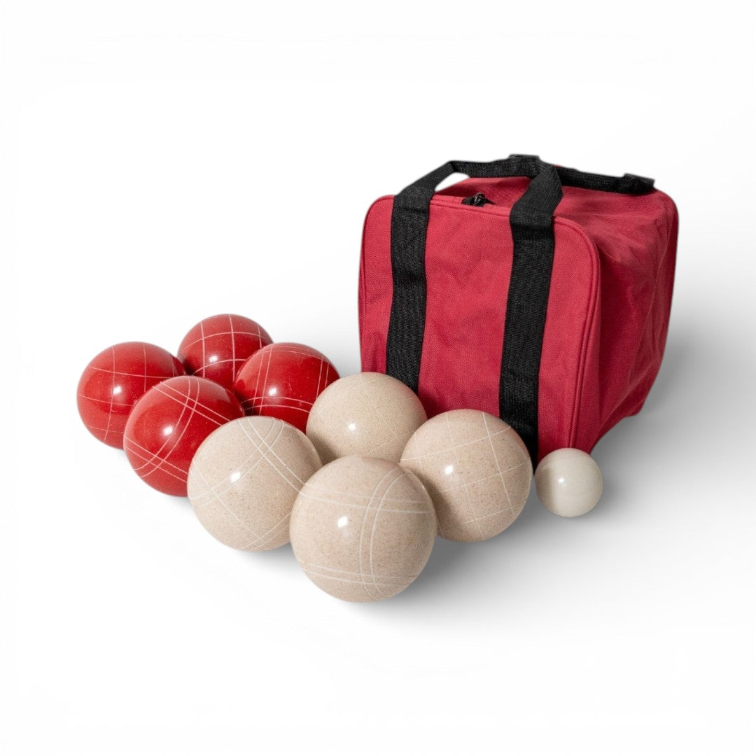 107mm 8 ball bocce set bundle, the standard tournament configuration recommended for most adult players in 2026