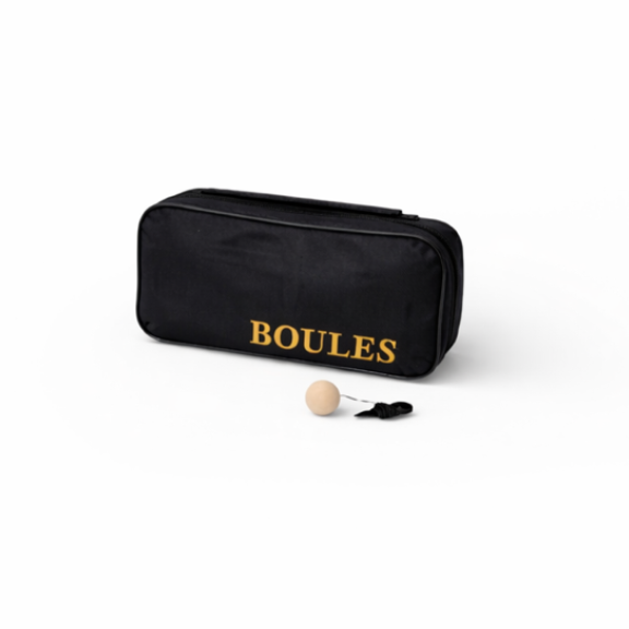 Complete bocce court setup overview