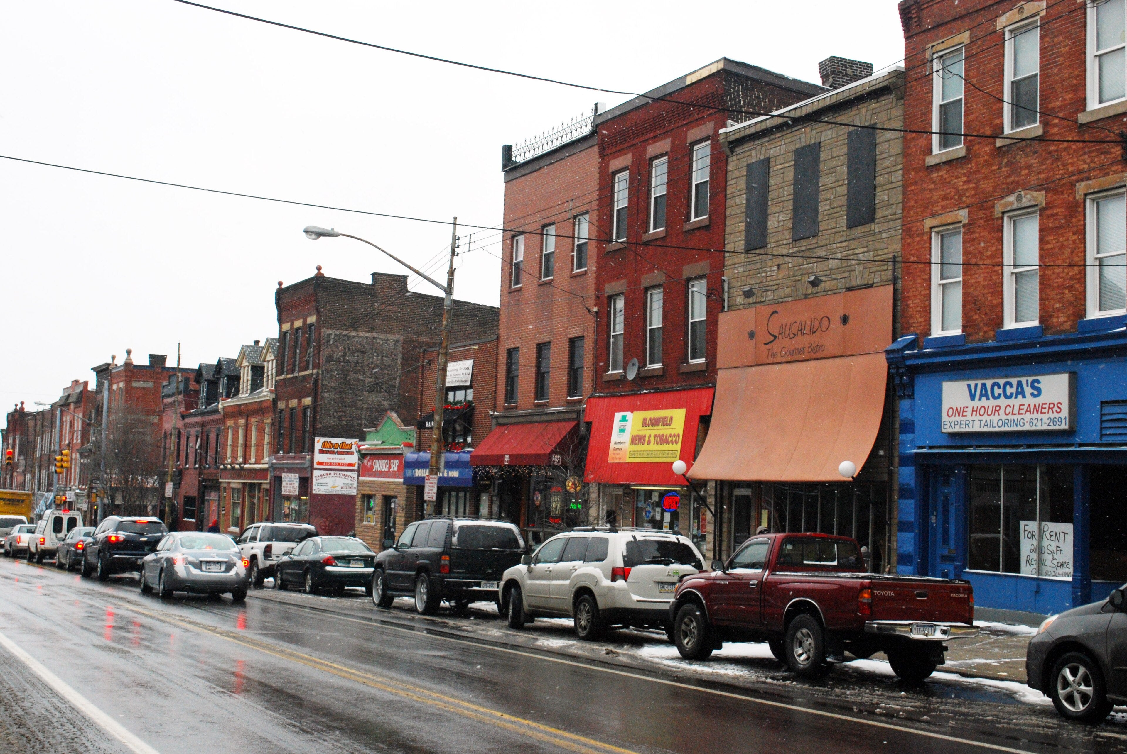 Lower Bloomfield neighborhood Pittsburgh PA, the heart of Little Italy bocce culture