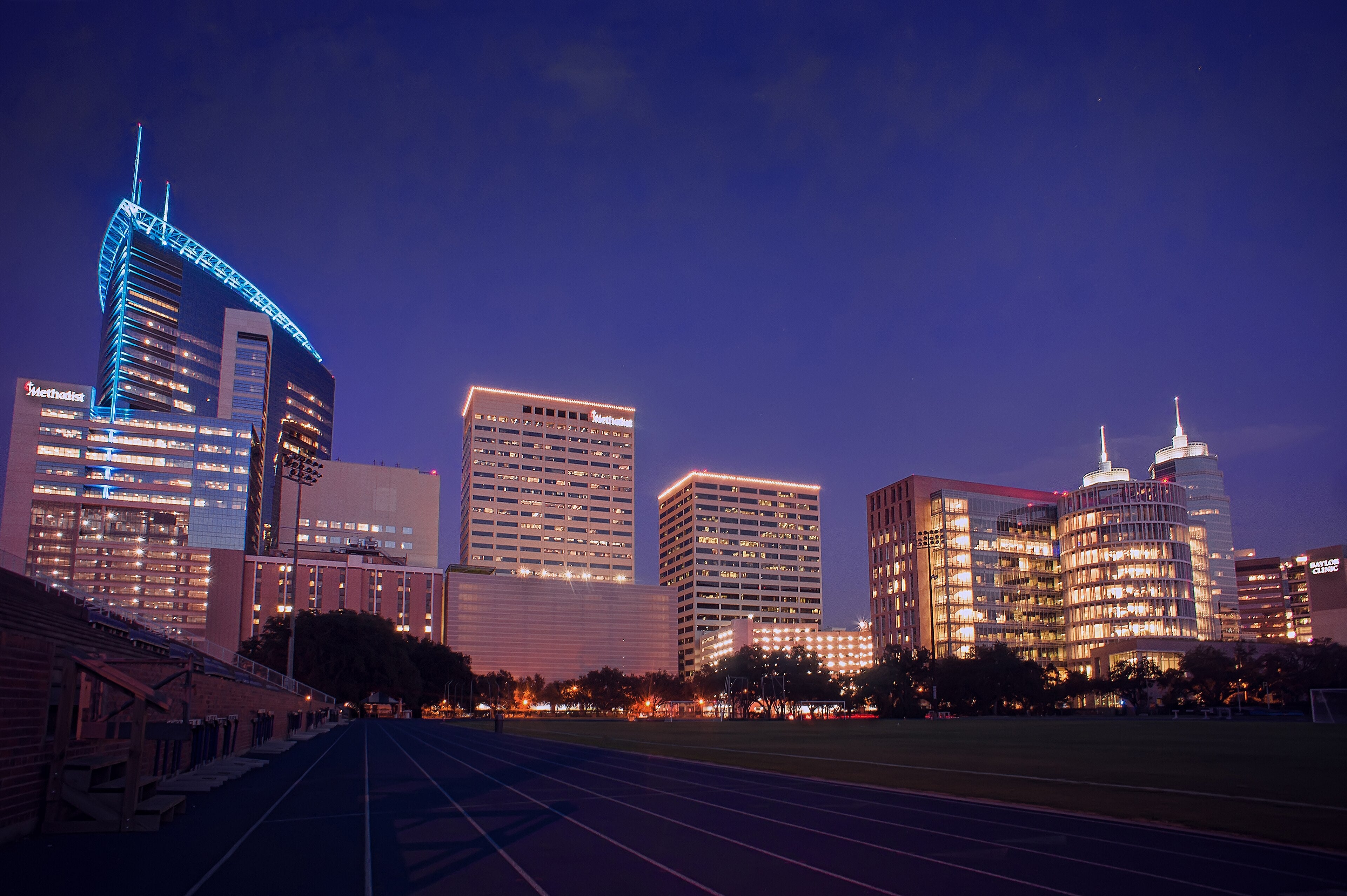 Houston skyline view