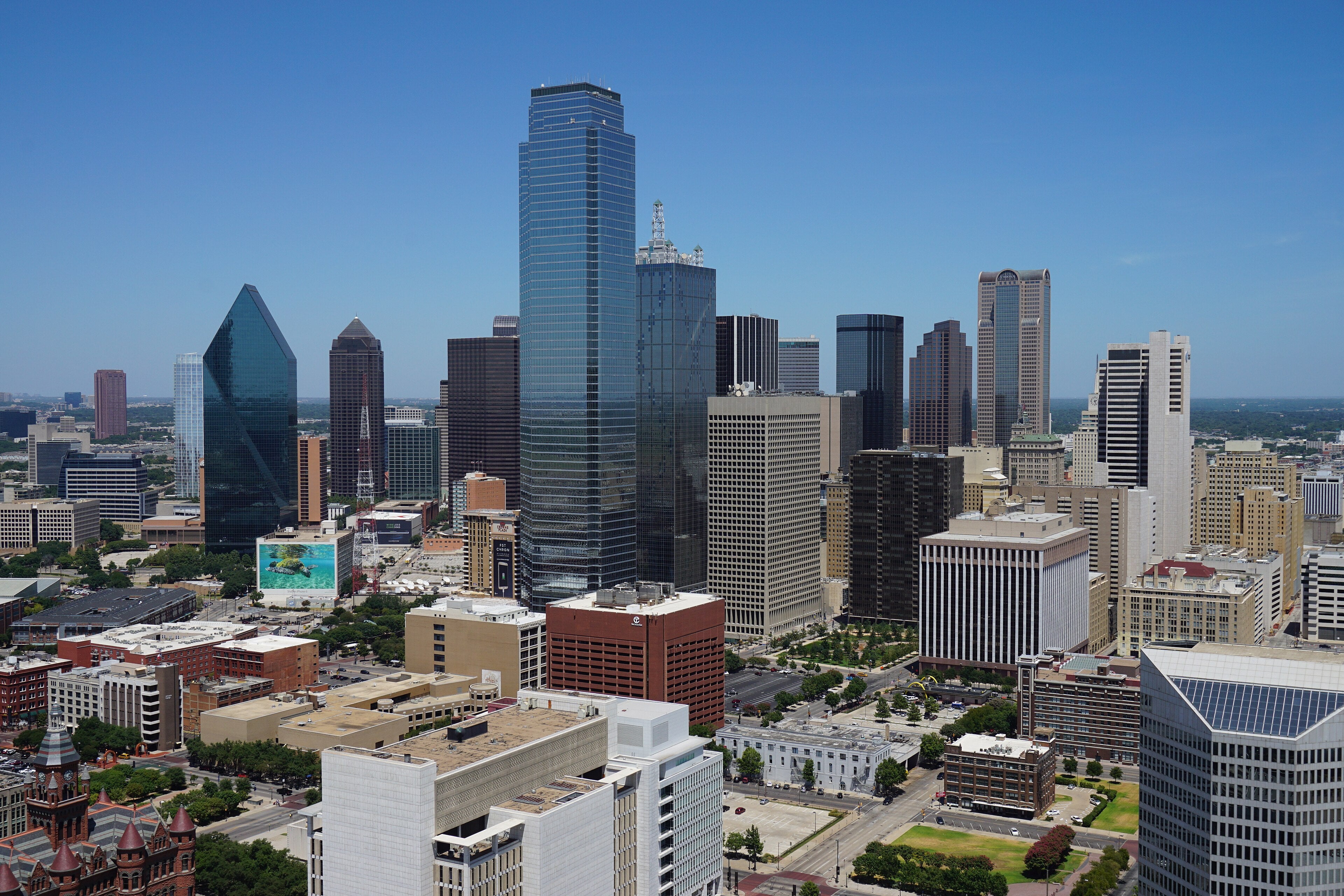 Dallas skyline from Reunion Tower