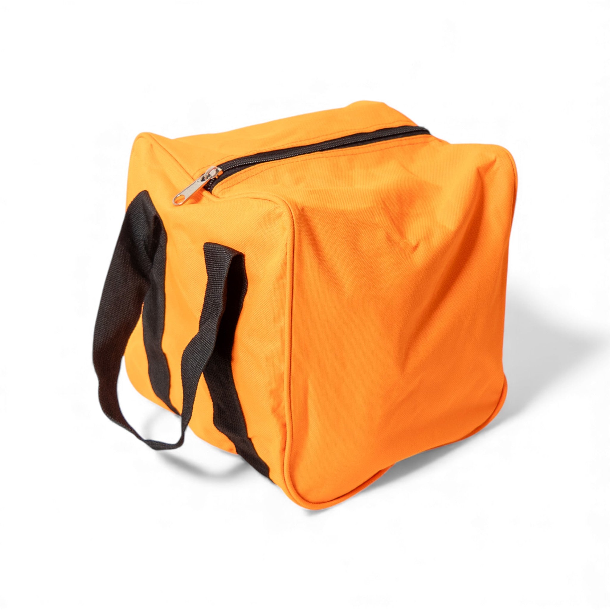 Bocce tips for windy days with orange bocce ball bag