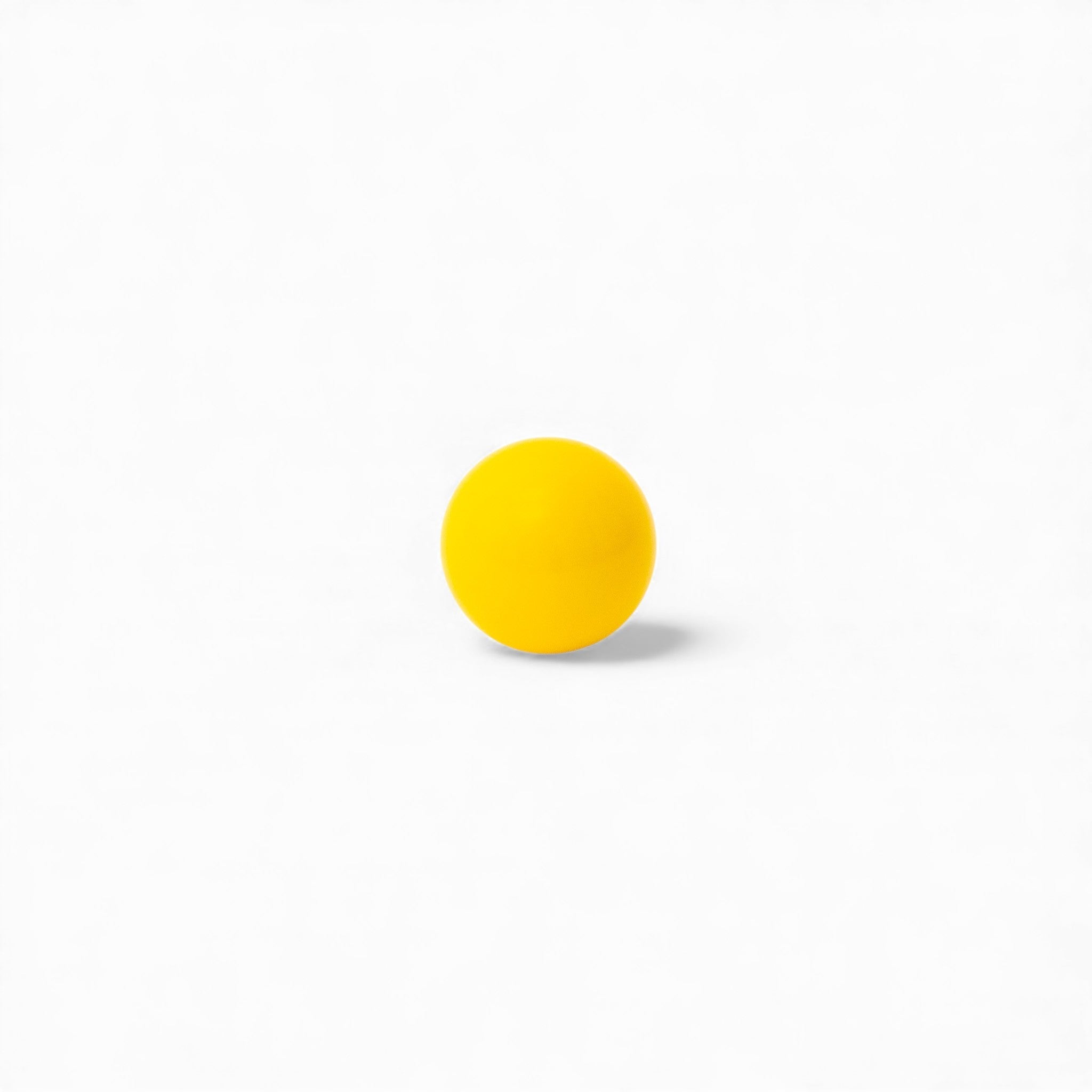 Regulation EPCO bocce pallino in yellow, with the correct bocce spelling on the product label