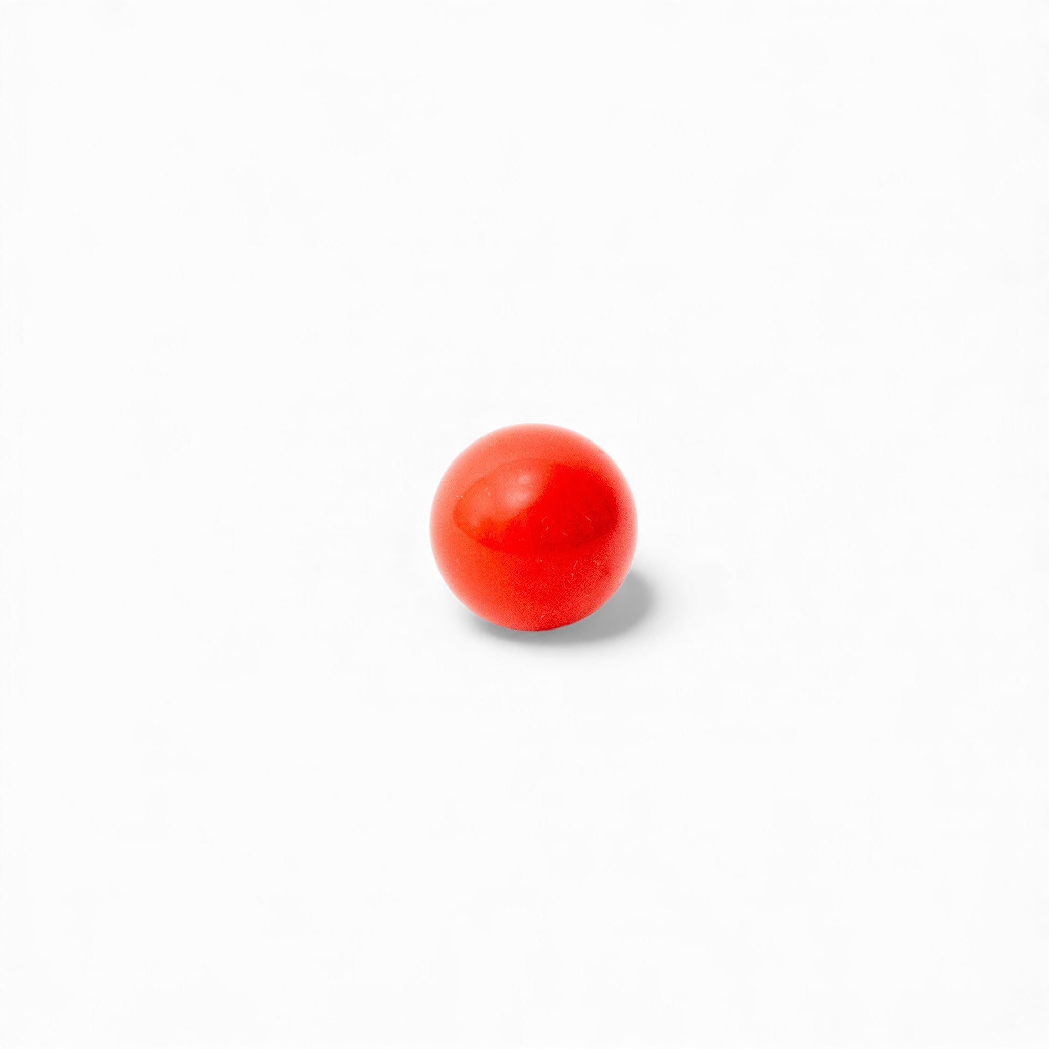 Regulation EPCO bocce pallino in red, a high-contrast target ball for tournament and backyard play
