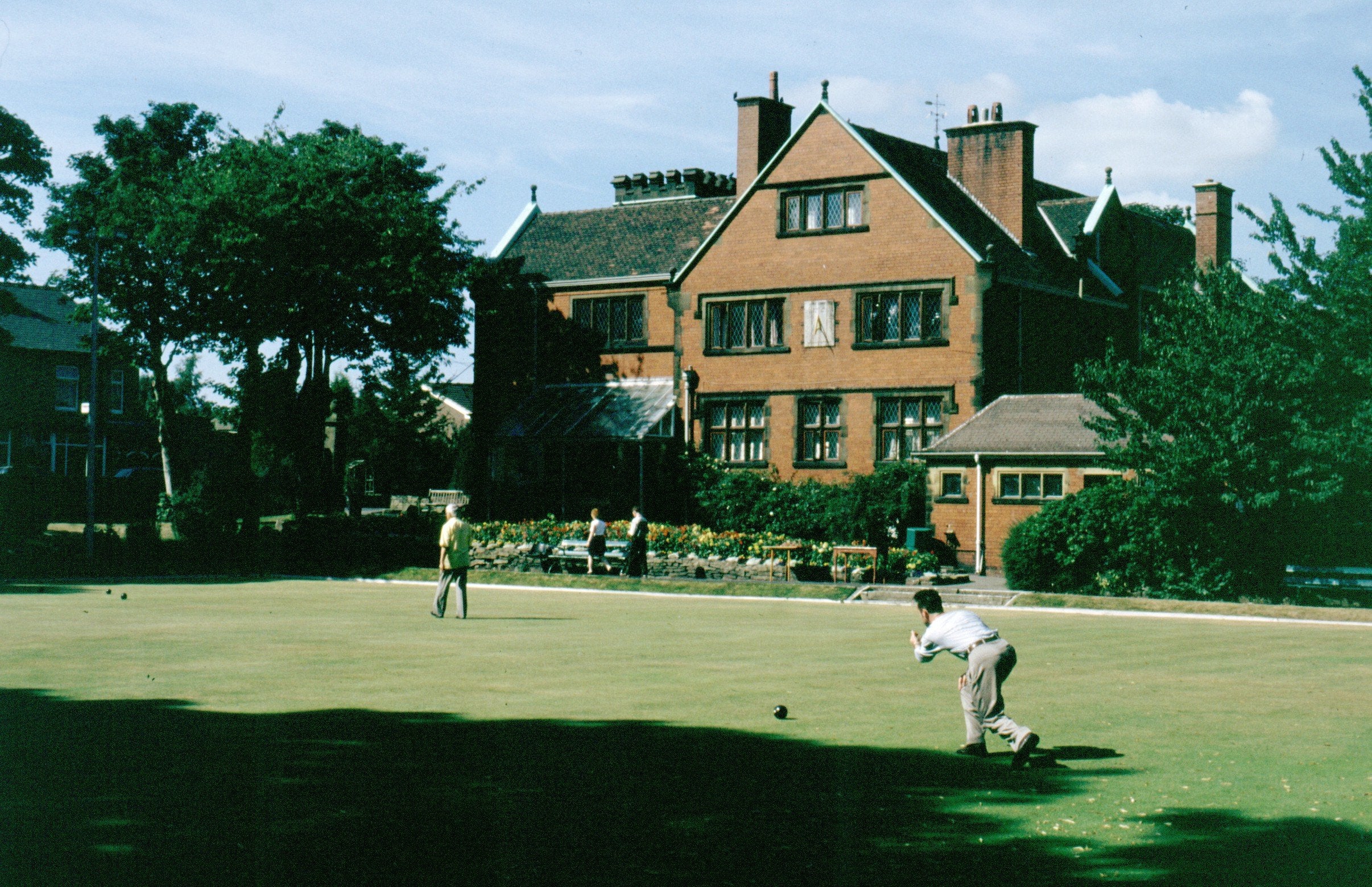 Lawn bowling green at Edgworth, an example of a manicured outdoor playing surface where ball roll and weight differences show up immediately