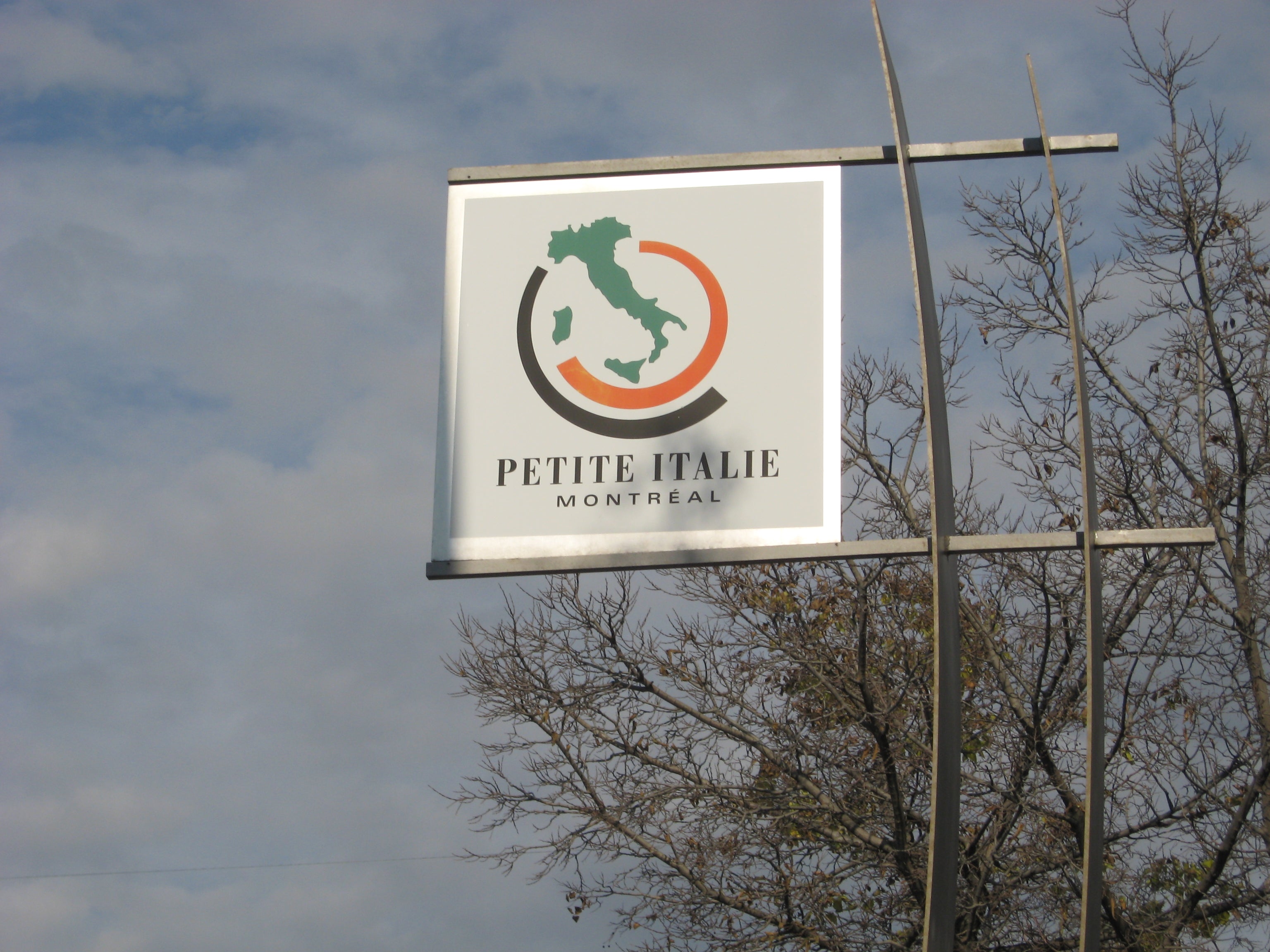 Little Italy district in Montreal, a hub of Italian-Canadian bocce club culture