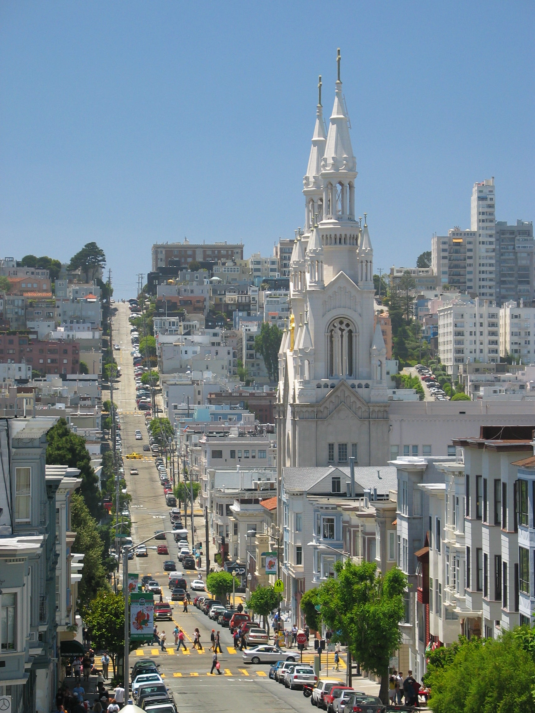 North Beach, San Francisco, the historic neighborhood home to the city's free public bocce courts
