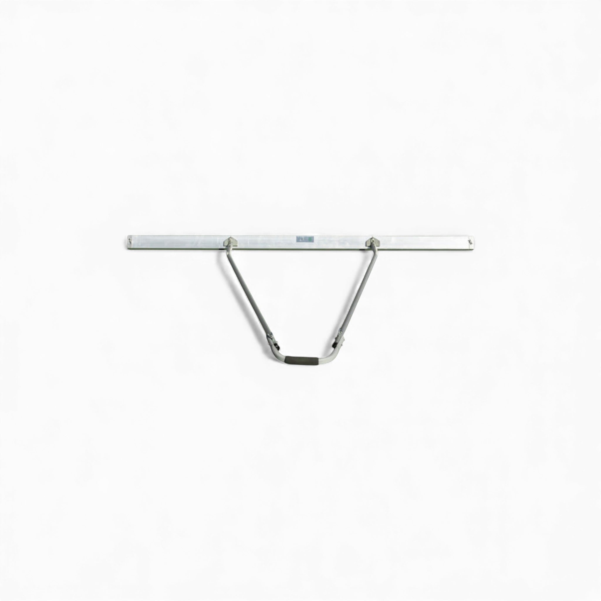 6-foot stainless steel bristle drag brush leaning on a freshly groomed bocce court