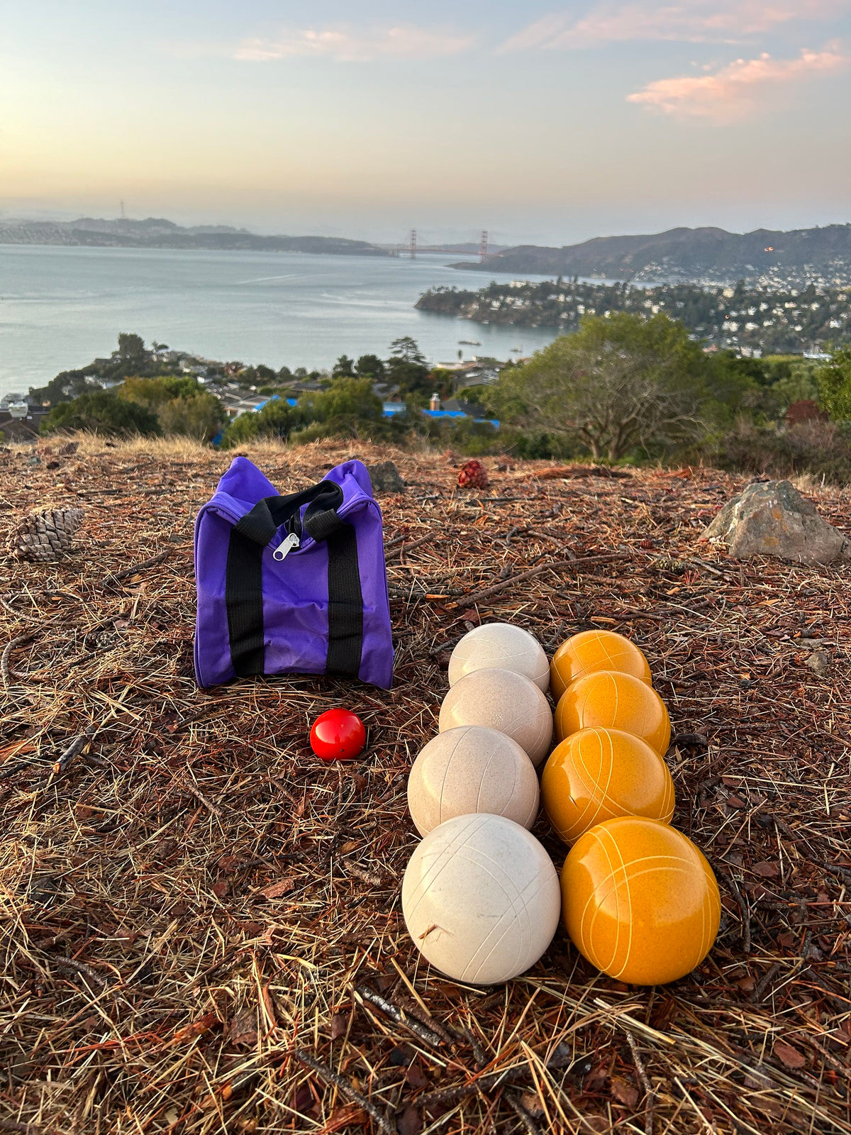110 mm Custom 8 Ball Bocce Sets for 2-4 Players