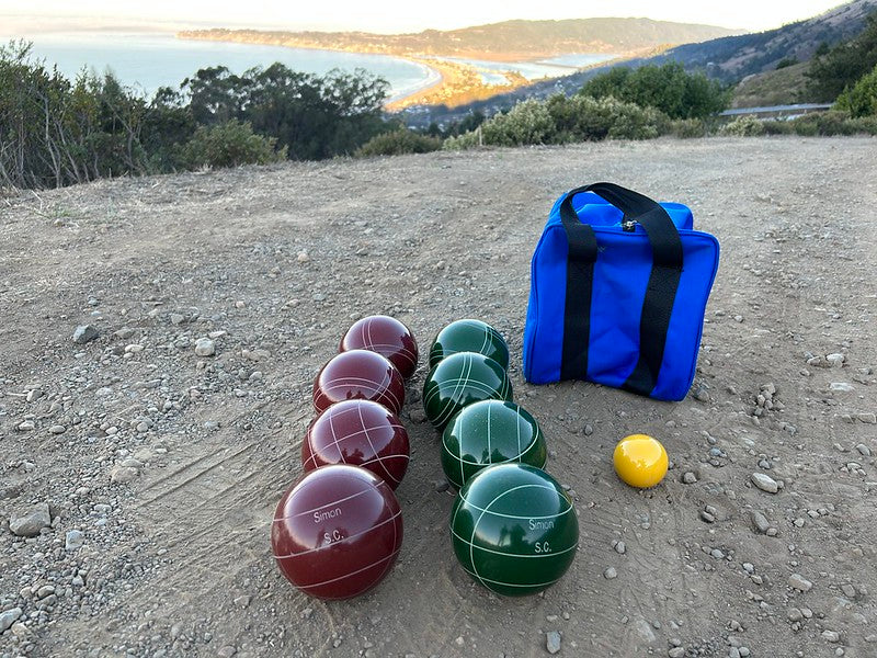 114 mm Custom 8 Ball Bocce Sets for 2-4 Players