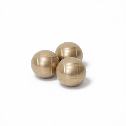 73mm Metal/Petanque Boules 3-Ball Set Nickel