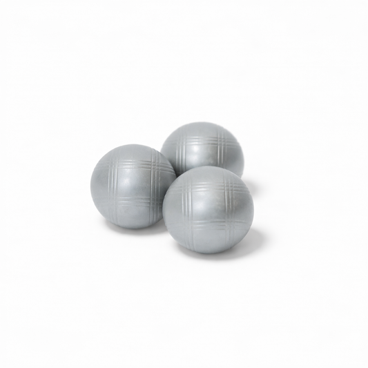 73mm Metal/Petanque Boules 3-Ball Set Matte
