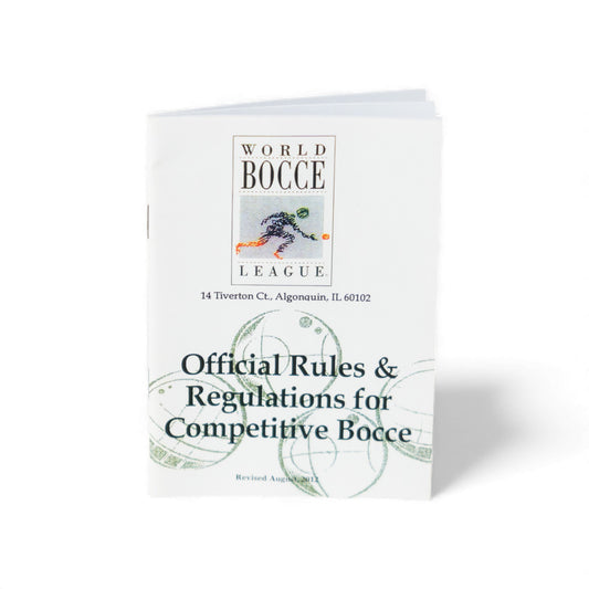 Bocce Rule Book – Official Open Rules