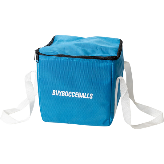 Blue Bocce Ball Bag - White Handles