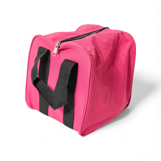 Pink Bocce Ball Bag - Black Handles