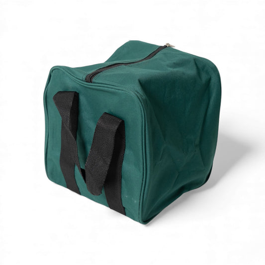 Green Bocce Ball Bag - Black Handles