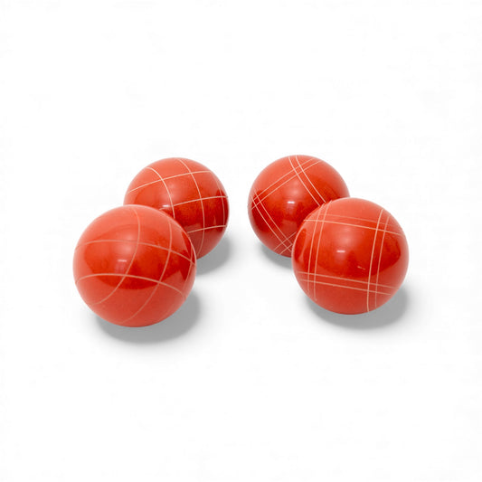 110 mm Dark Orange Solid Color 4-Ball Set