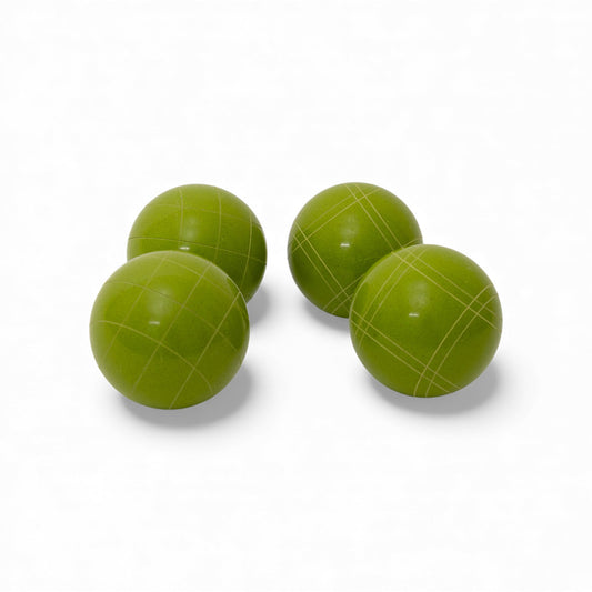 107 mm Lime Green Solid Color 4-Ball Set
