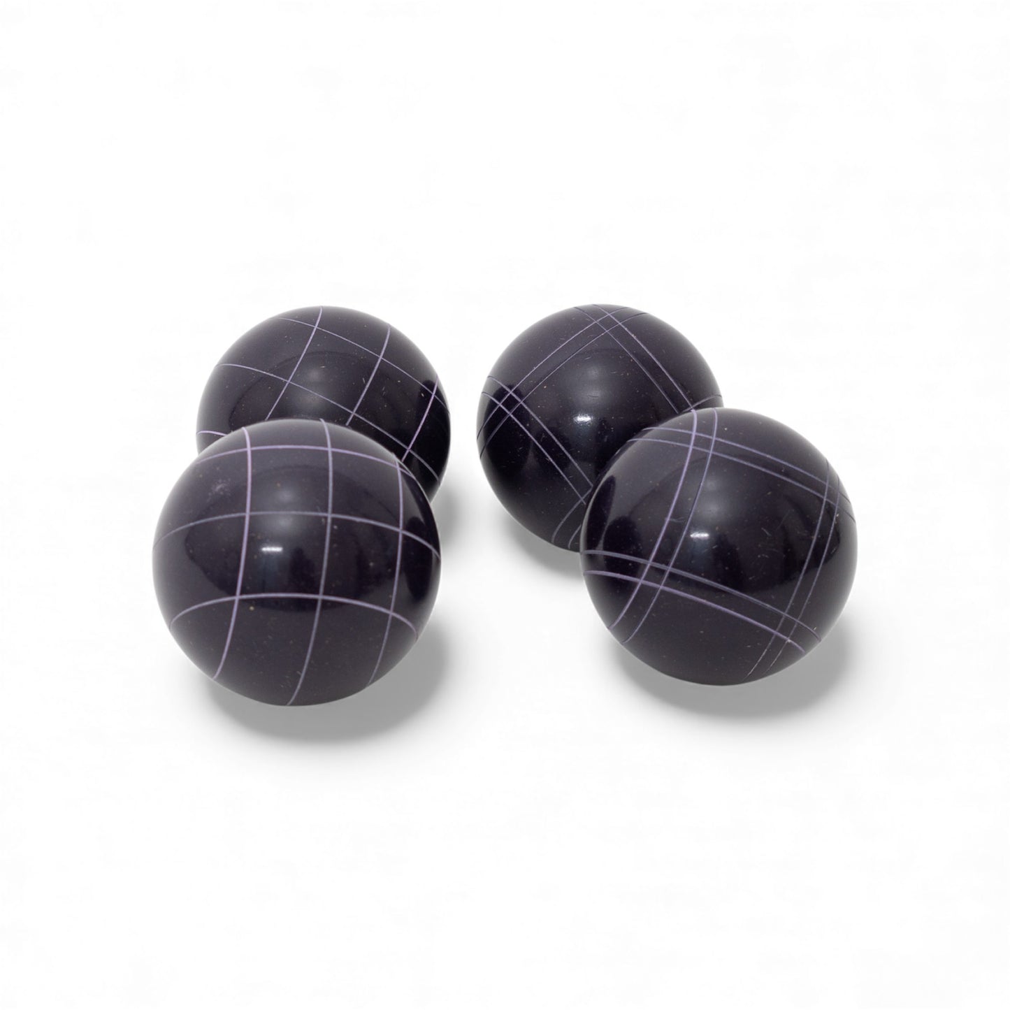 107 mm Dark Purple Solid Color 4-Ball Set